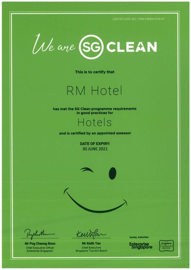 RM Hotel  Singapur Exterior foto